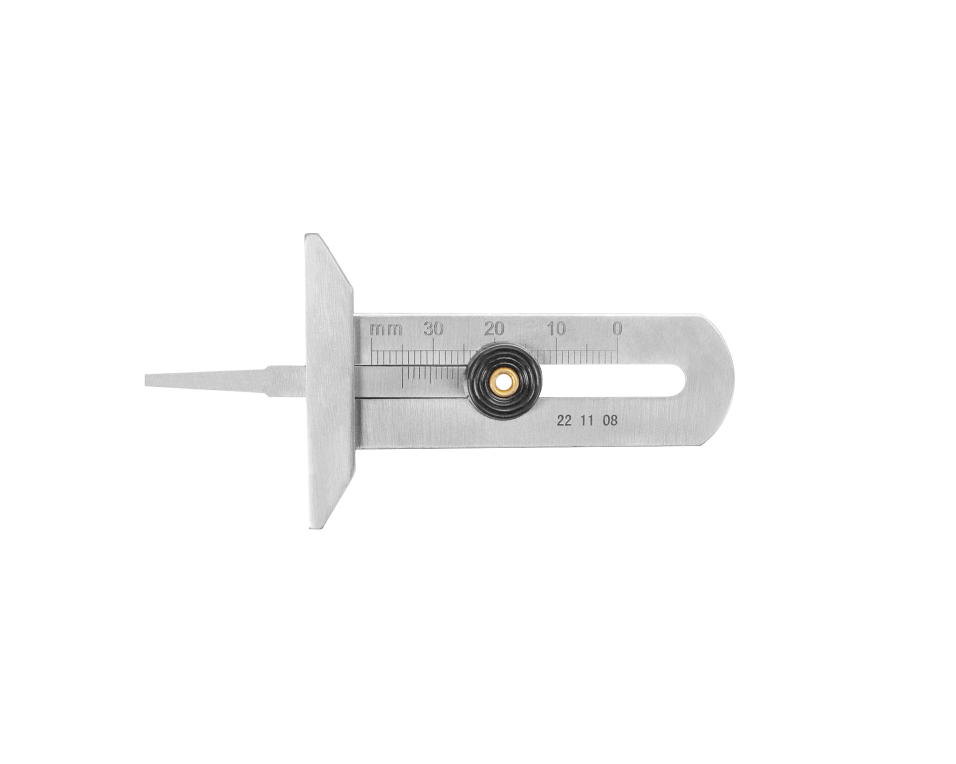 Штангенглубиномер ШГ для измерения глубины протектора шин 0-30 0,1 нержав. сталь Dong Ye КЛБ