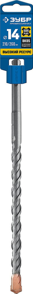 Бур SDS-plus 14?260 мм ЗУБР Профессионал 29314-260-14_z02