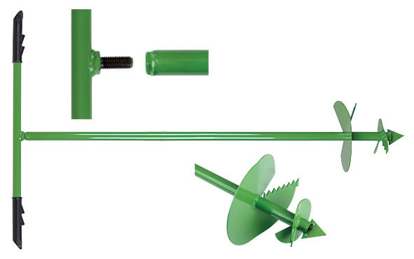 Бур садовый шнековый 1000х300 мм (77238)