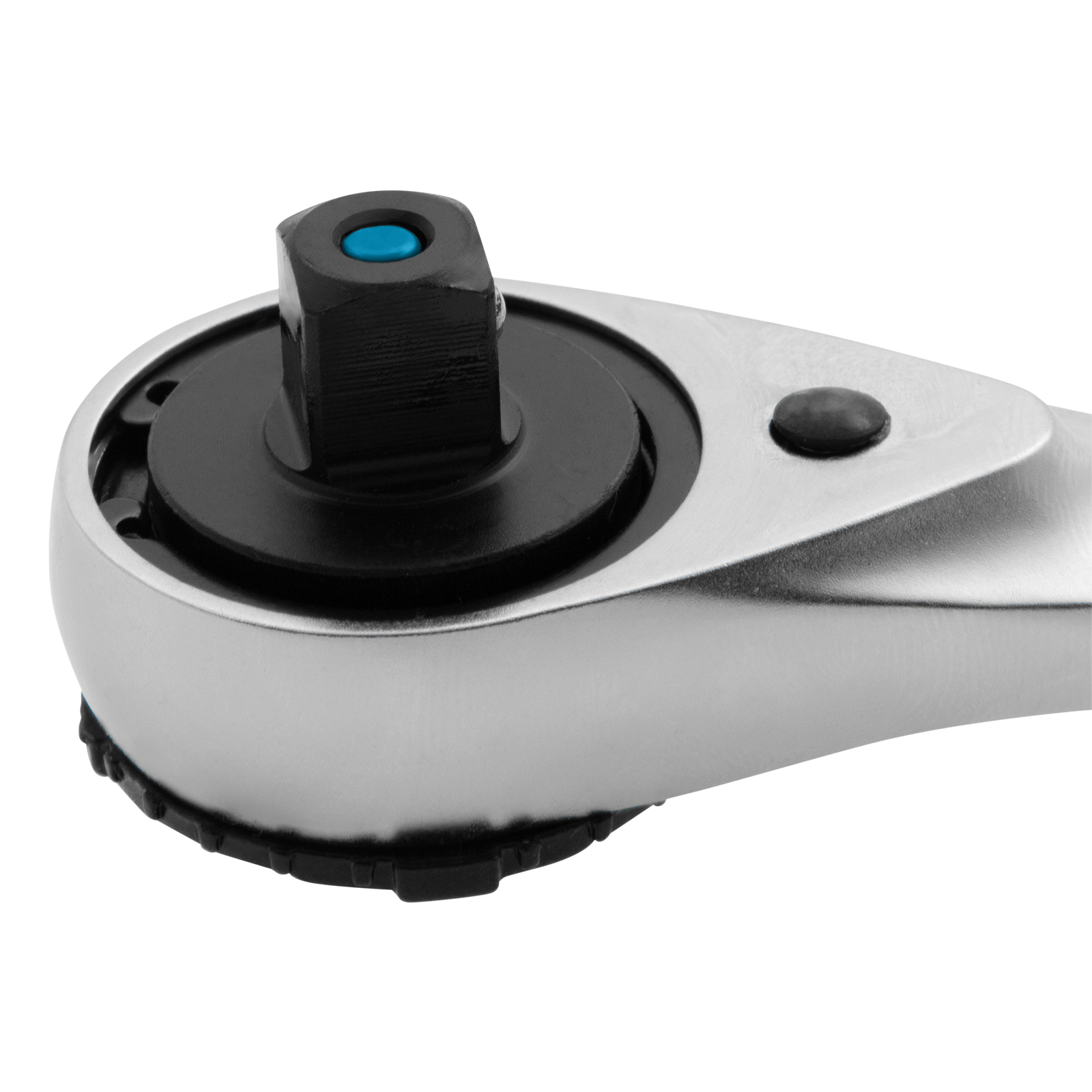 Ключ-трещотка 1/2, CrV, 120 зубьев, с быстрым сбросом, цельнометаллический, хром Gross