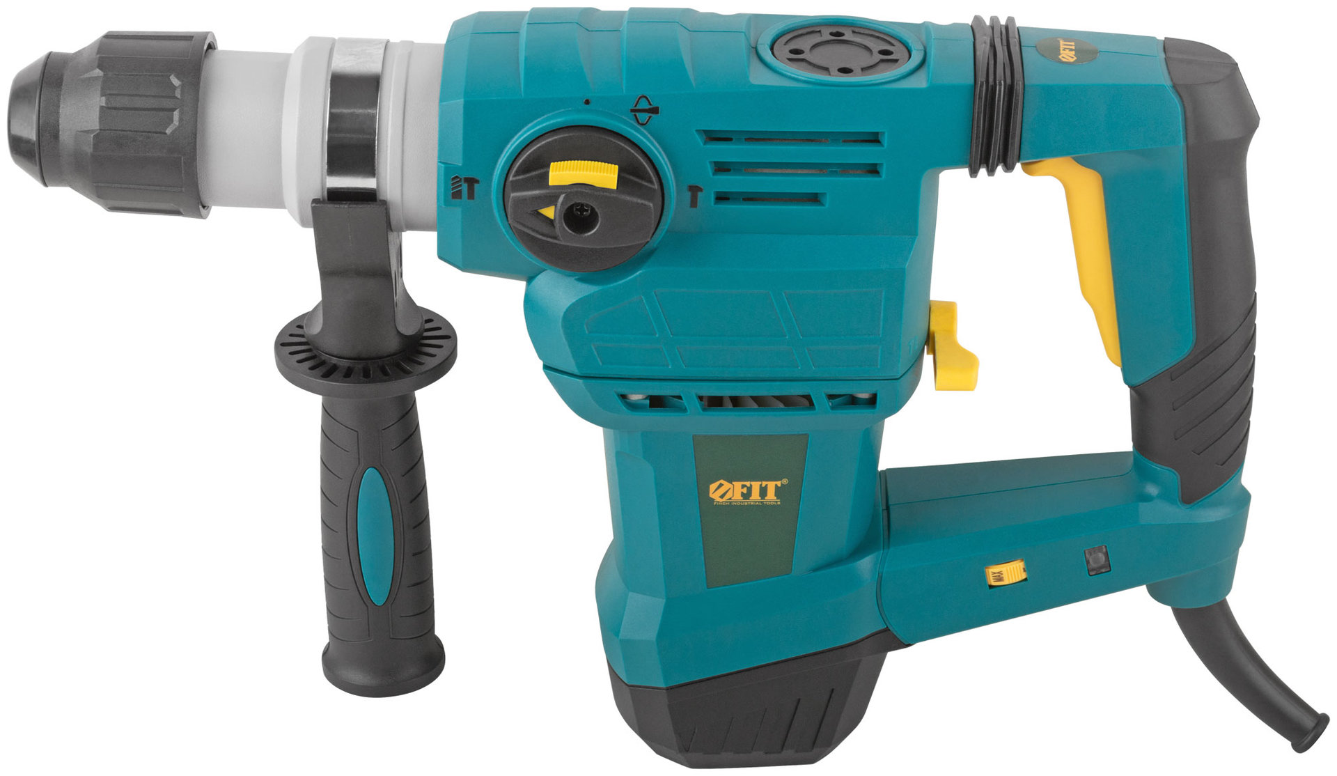 Перфоратор демонтажный 1500 Вт; 0-950 об/мин; 0-4300 уд/мин; 5 Дж; 3 реж.; SDS-PLUS; БС щеток; 5,2 кг; кейс (80117)