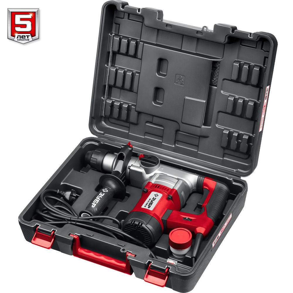 Перфоратор SDS Plus 32 мм 1500 Вт АВТ ЗУБР ПВ-32-1500 ЭВ