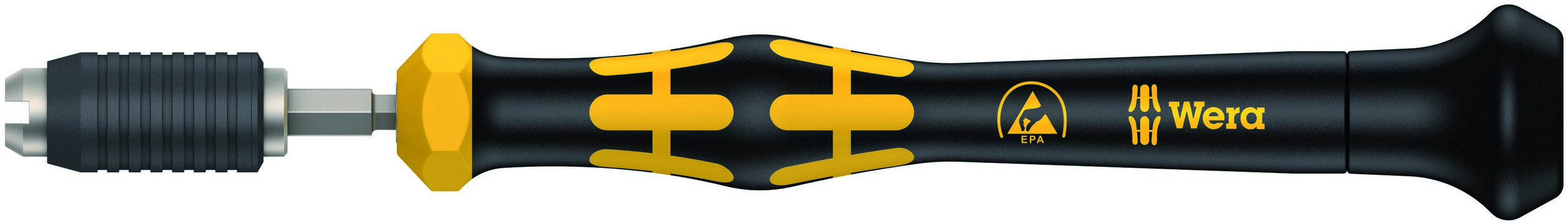 Отвёртка-битодержатель динамометрическая 0.05 Нм для серийных операций Halfmoon/HIOS 4 мм лупа Pre-Set ESD Kraftform Micro серия 1461 Wera WE-074810