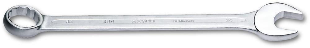 Ключ гаечный комбинированный 19 мм, Cr-V, хром, DIN 3113A, HEYCO HE-00400019082