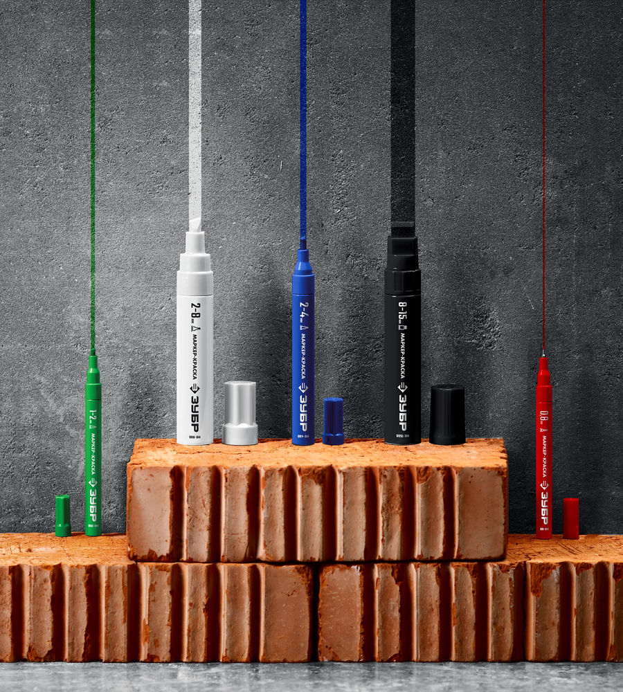 Маркер-краска МК-200 зеленый, 1 мм ЗУБР 06326-4