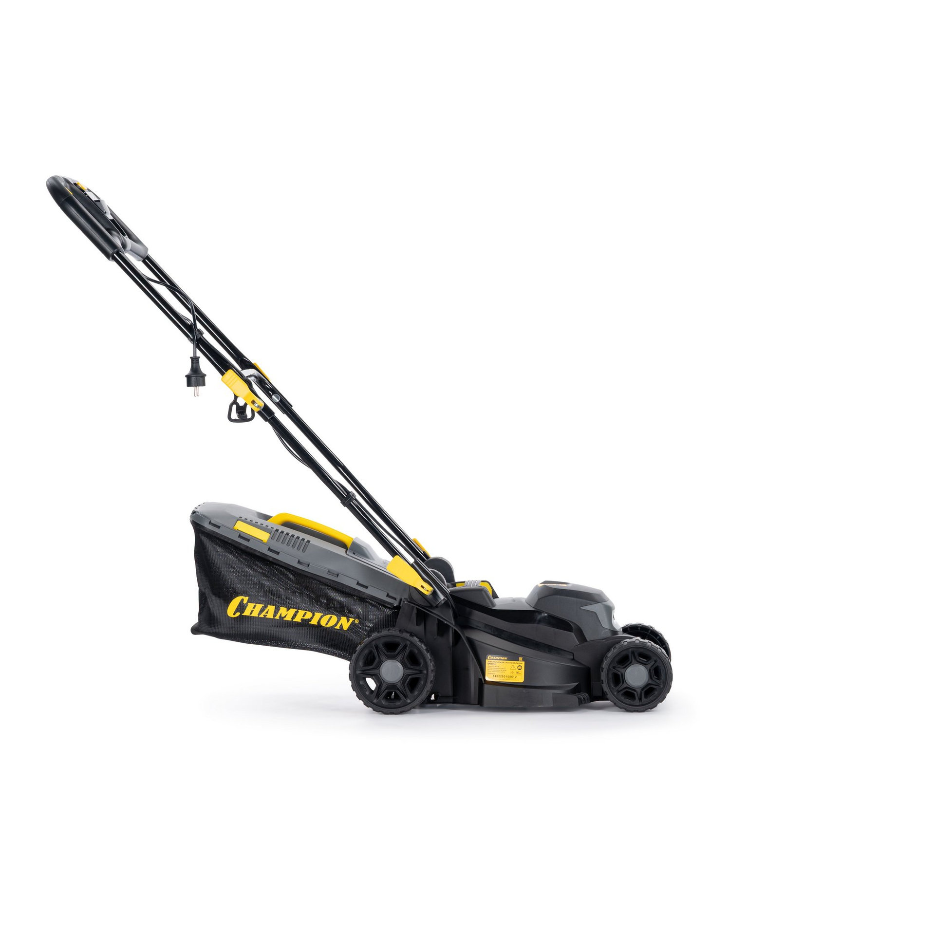 Газонокосилка эл. CHAMPION EM3414 (1,4 кВт травосб. 35л ширина 340мм 20-70мм, 10,7кг) (EM3414)