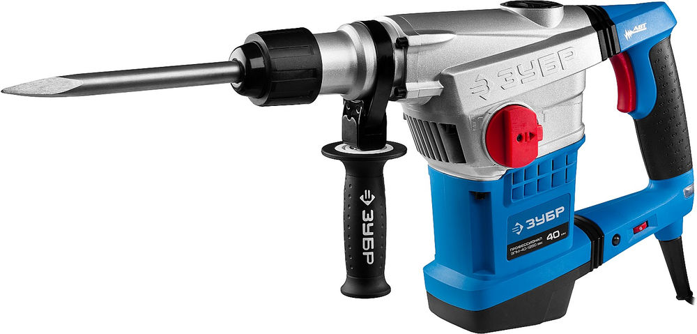 Перфоратор SDS-Max 40 мм 1250 Вт АВТ Профессионал ЗУБР ЗПМ-40-1250 ЭВК