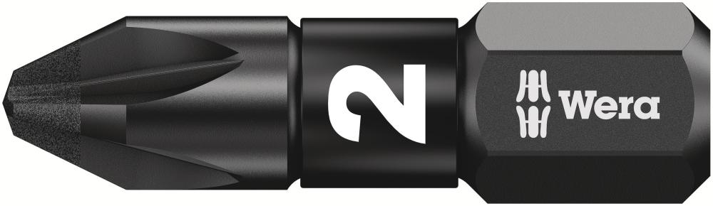 Бита ударная PZ 2 x 25 мм алмаз 1/4 C6.3 Impaktor серия 855/1 IMP DC PZ Wera WE-057621