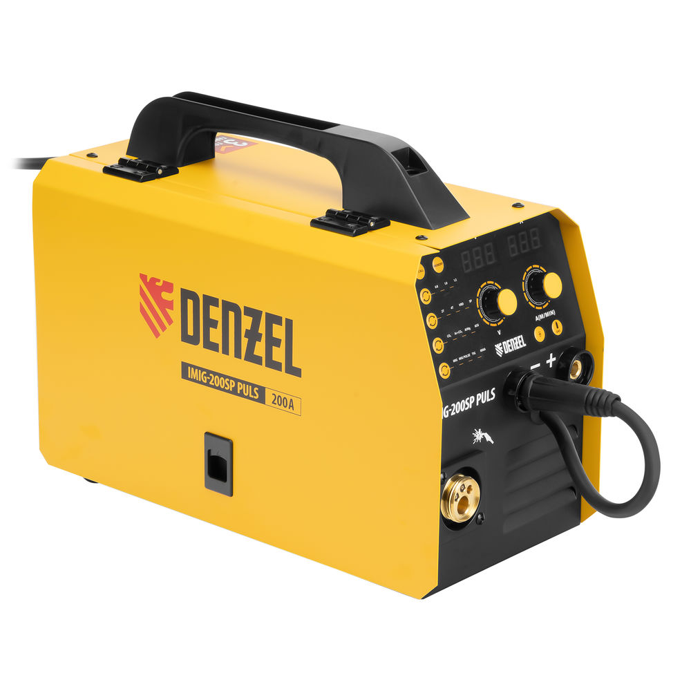 Аппарат инвертор. полуавтомат. cварки IMIG-200SP Pulse, 200 А, ПВ 60%, катушка 5 кг// Denzel (94362)