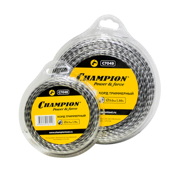Корд трим.CHAMPION Tri-twist 2.0мм* 15м (витой треугольник) (C7044)