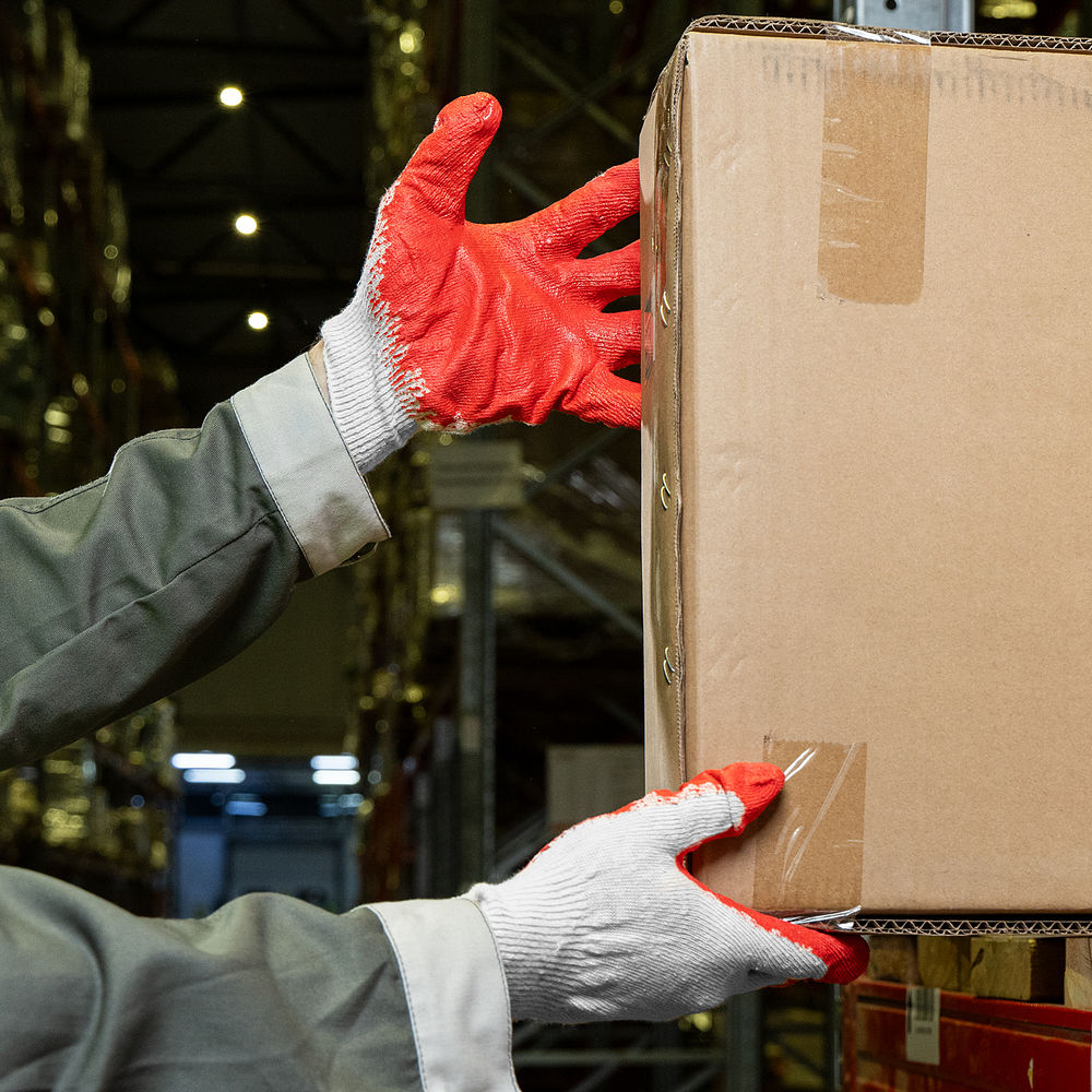 Перчатки х/б, латексный облив, 13 класс, 36 гр (67724)