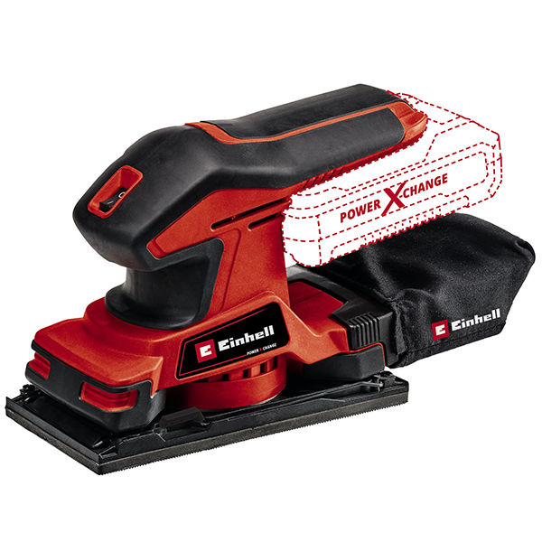 Шлифмашина акк. вибрационная Einhell PXC TC-OS 18/187 Li, 18В,подошва 187х94мм,2мм,24000/мин,без АКК (4460725)