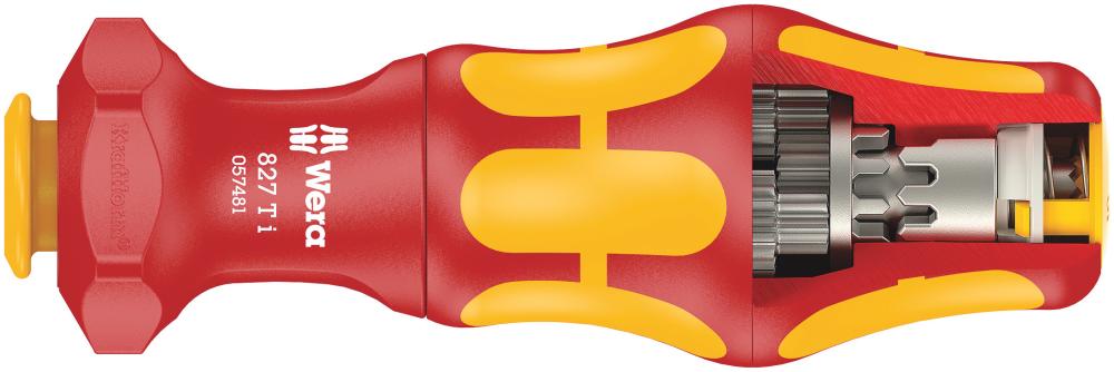 Отвёртка-битодержатель 9 x 125 мм исключительно для насадок 9 мм шестигранным хвостовиком Kraftform Turbo VDE серия 827 T i Wera WE-057481