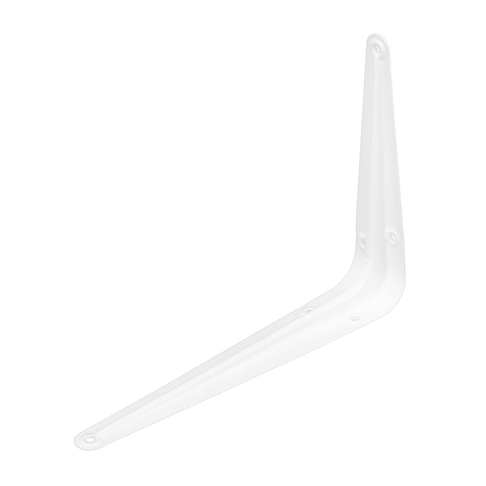 Кронштейн угловой с ребром, 150х200 мм, белый Сибртех (93952)