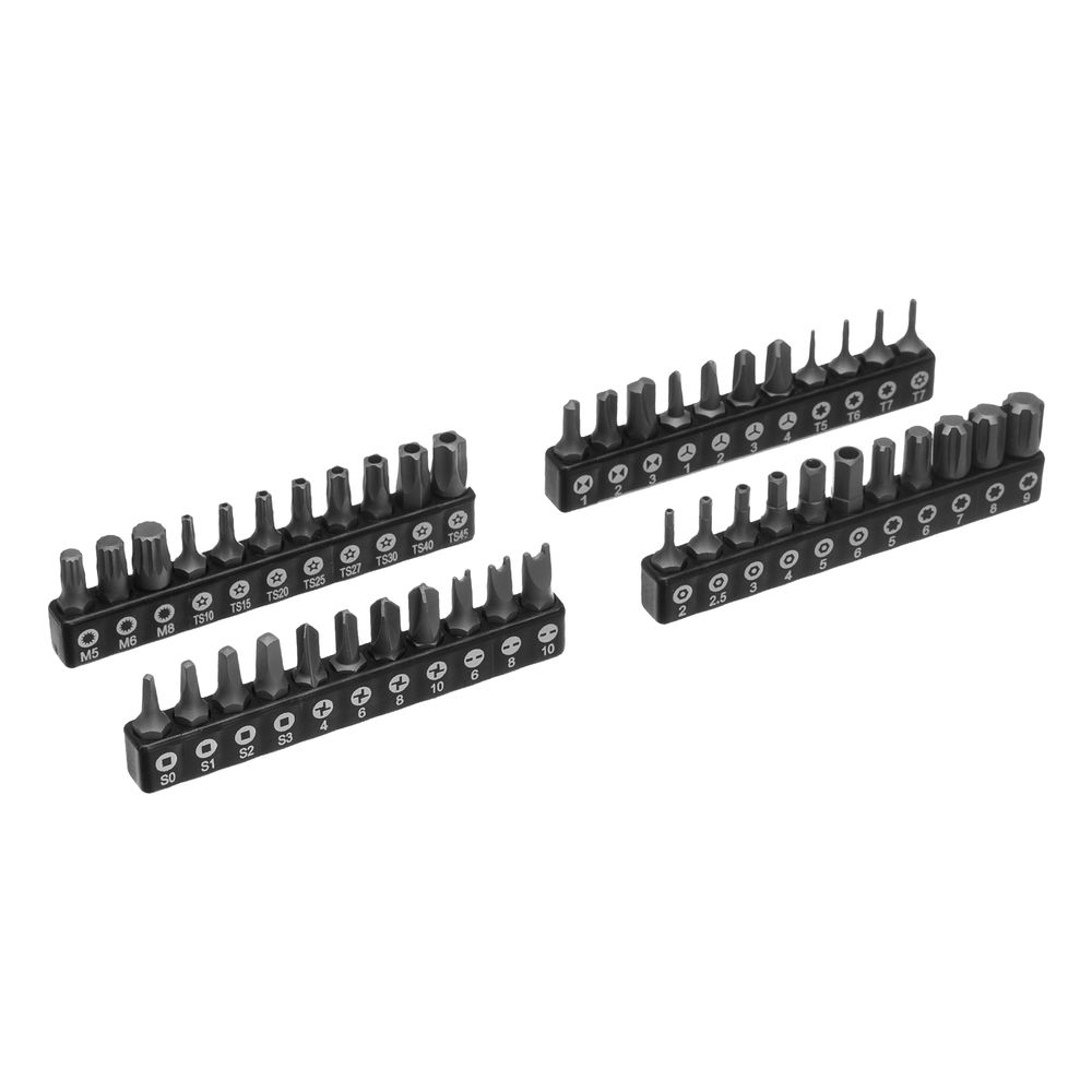 Набор инструментов, 1/2, 3/8, 1/4, CrV, S2, пластиковый кейс, 232 предмета Denzel