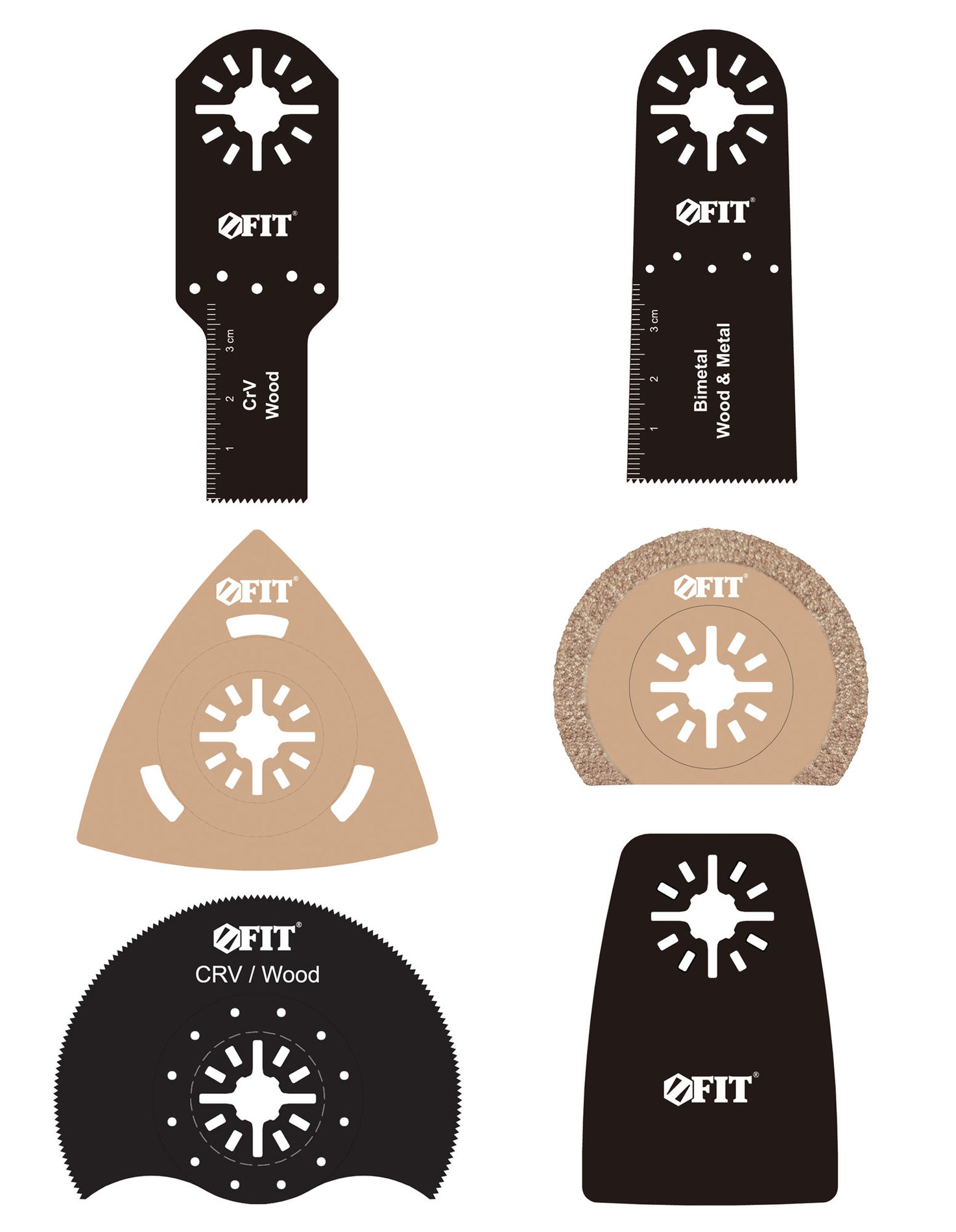 Набор насадок для МФИ, 6 шт., блистер (37964)