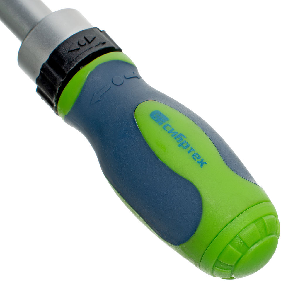 Отвертка ревер. + биты, 41 пред., PH+PZ+SL+H+T, CrV, 2к рукоятка Сибртех (133587)