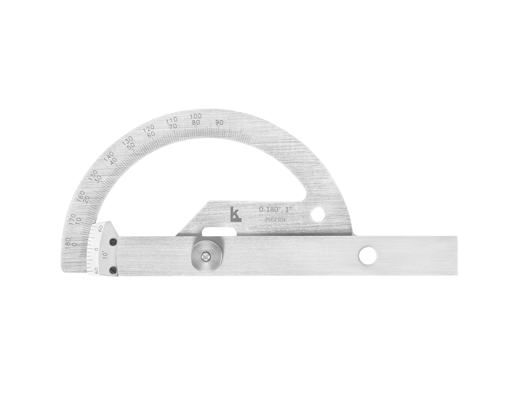 Угломер нониусный 0-180° 10 4УМ тип 4 (ГРСИ №83810-21) КЛБ
