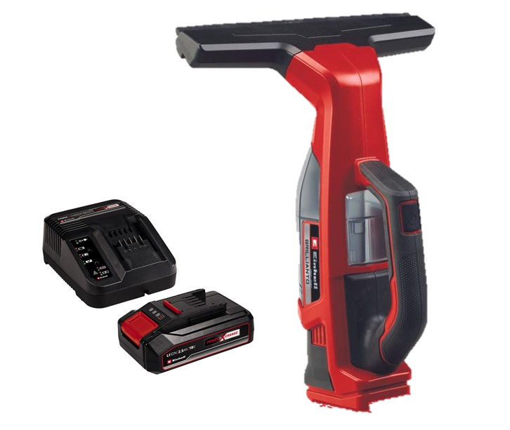 Аккумуляторный мойщик окон Einhell PXC BRILLIANTO + 1 акк.2,5 Aч + ЗУ 3 А (3437100SET)
