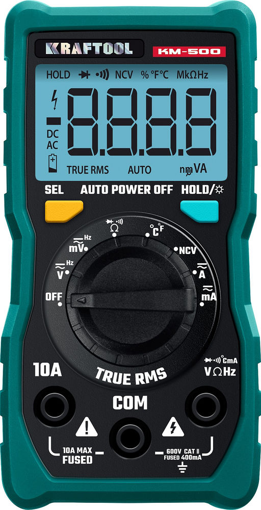 Цифровой мультиметр KM-500 KRAFTOOL 59856