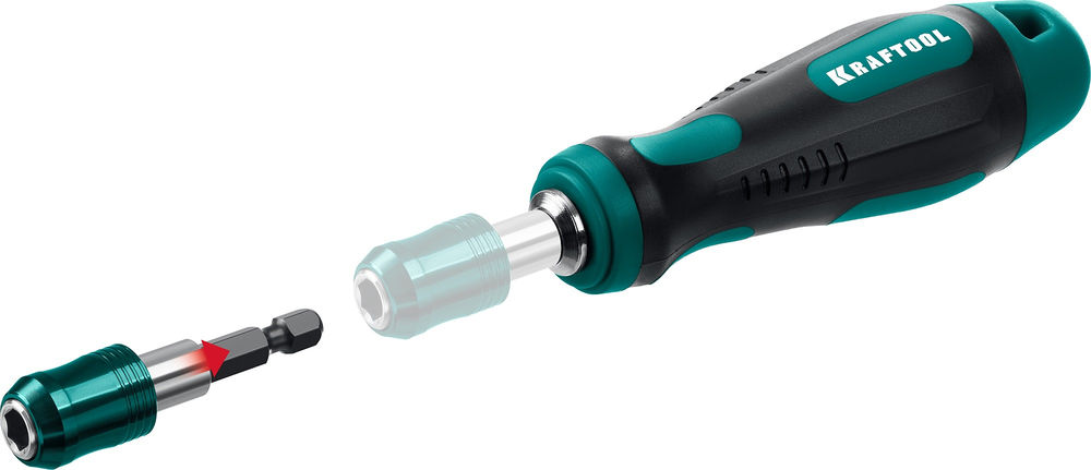 Набор бит и головок с битодержателем и трещоткой X-Drive-49, 49 шт KRAFTOOL 25816