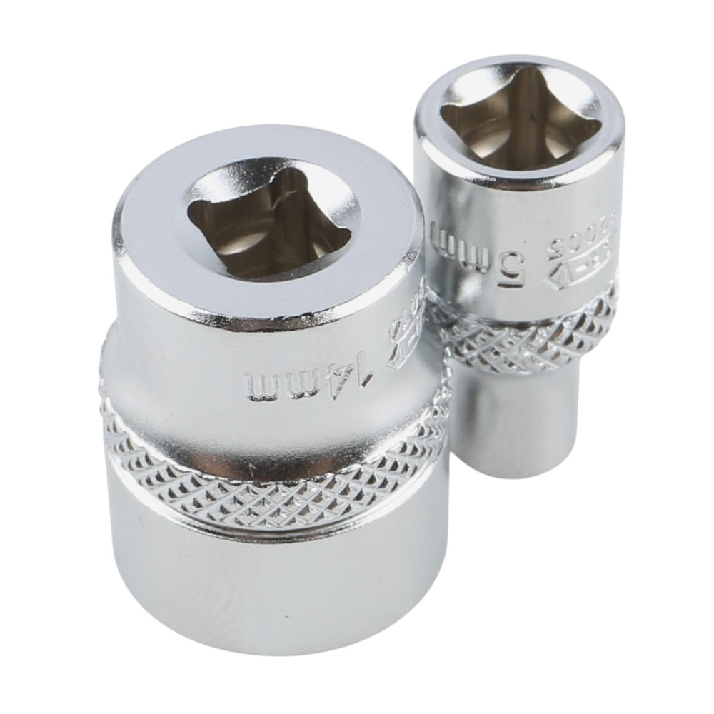 Набор торцевых головок 12-ти гранных 10 пр. на линейке, 5-14 мм 1/4 Licota TBS-22001