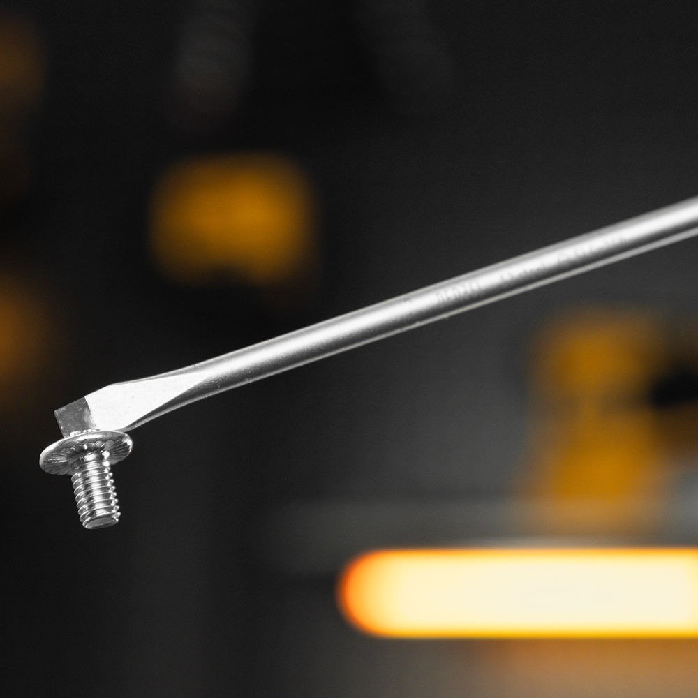 Отвертка, SL5x150 мм, S2, 3к рукоятка Denzel (121977)