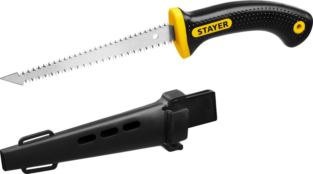 Ножовка мини выкружная по гипсокартону 150 мм Professional STAYER 2-15170_z01