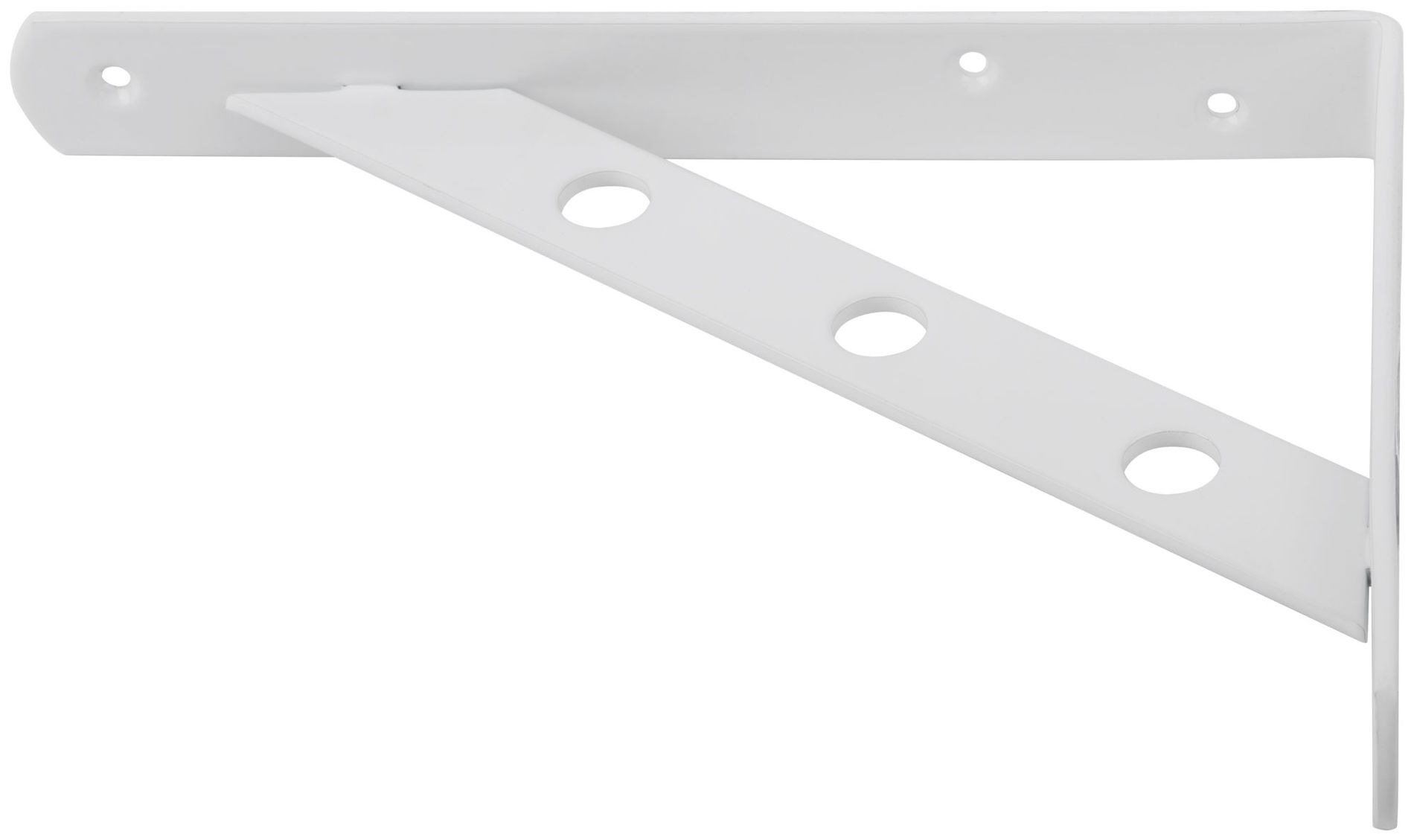 Уголок-кронштейн усиленный белый 200х150 мм (66103)