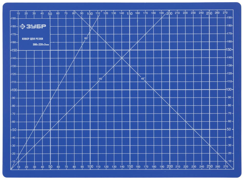 Коврик непрорезаемый 300?220?3 мм ЗУБР 09903