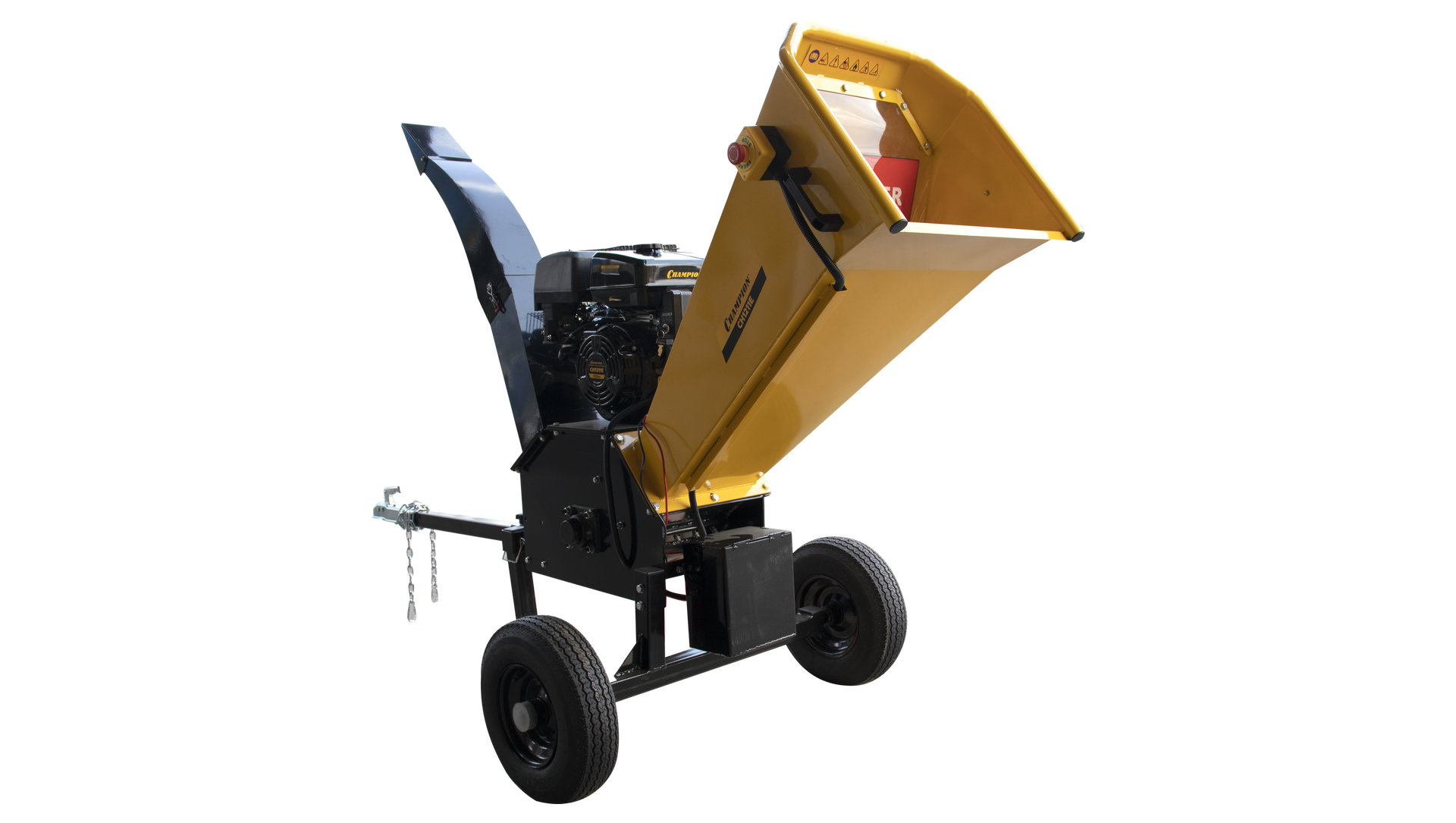 Измельчитель бензиновый PRO 11 кВт 420см? 120мм 210кг эл. стартер колеса CHAMPION CH1211E