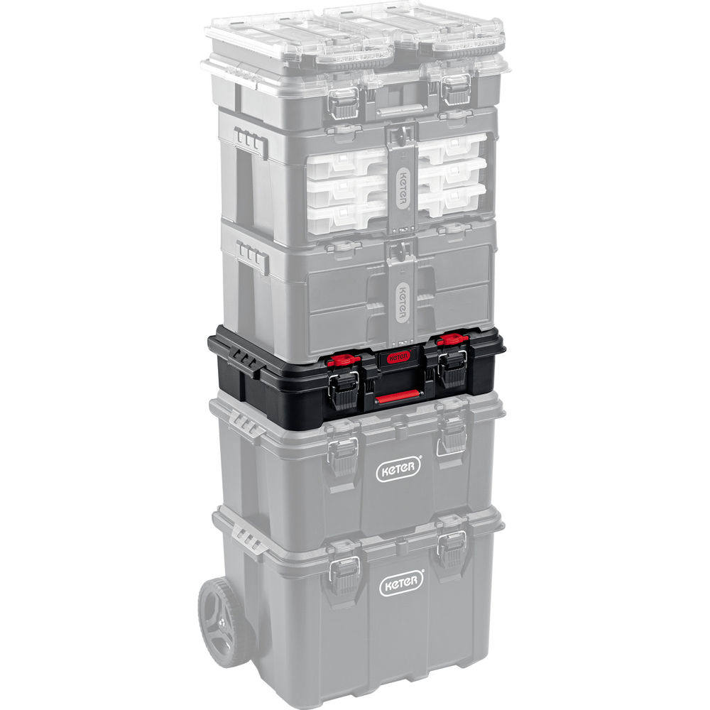 Ящик-кейс пластиковый 526 х 341 х 148 мм (21) STACKNROLL KETER 38405