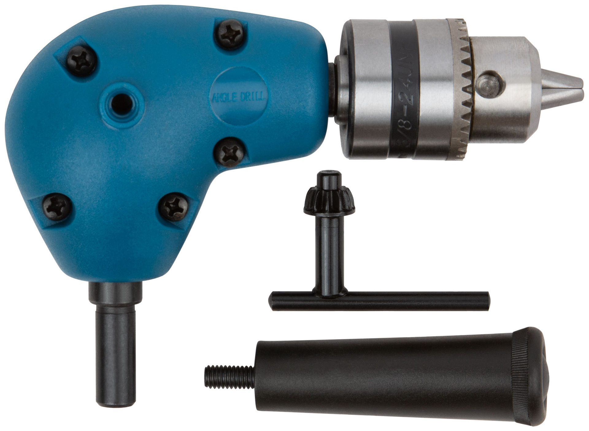 Переходник для дрели угловой с патроном, 90 градусов