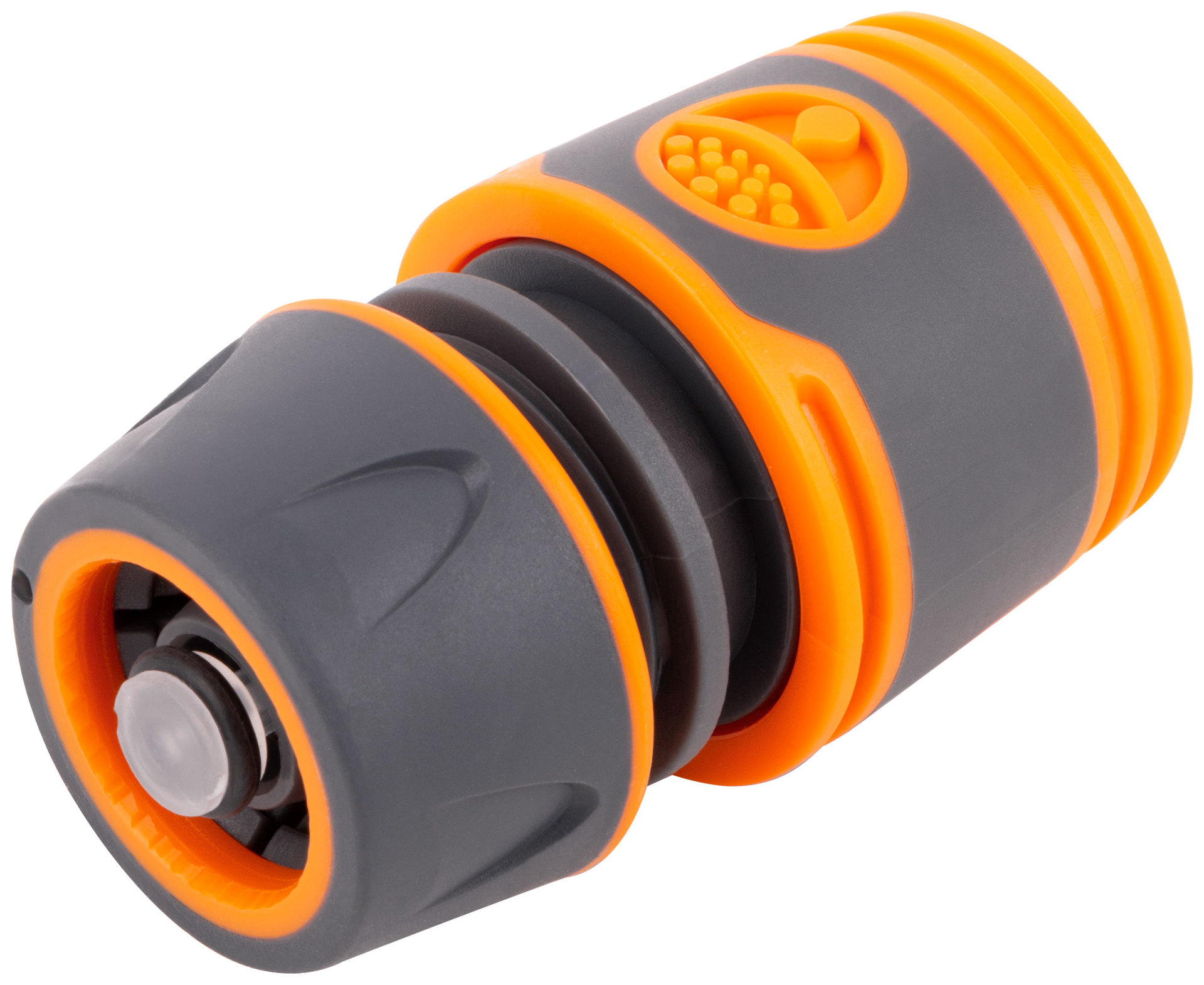 Соединитель двухкомпонентный с автостопом 1/2 (77743)