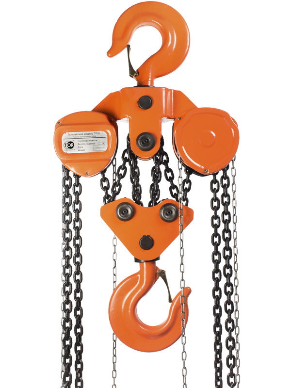 Таль ручная шестеренная TOR ТРШ C 30ТХ6М 4:1 PRO для тяжелых работ (1002191)