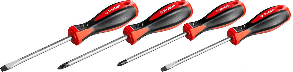 Набор отвёрток 4 шт ЗУБР 25065-H4_z03  