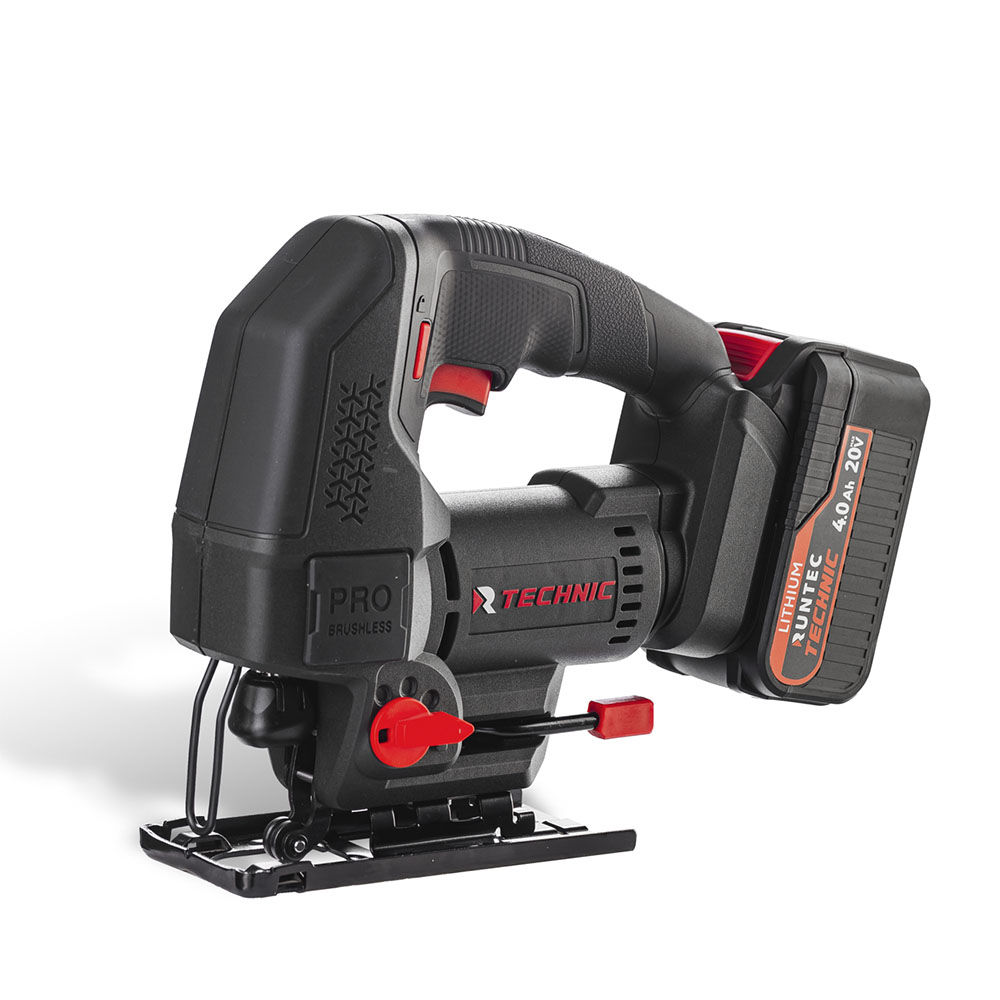 Лобзик аккумуляторный TECHNIC 20В, 2*4Ач, 700Вт RUNTEC RT-SJ700T