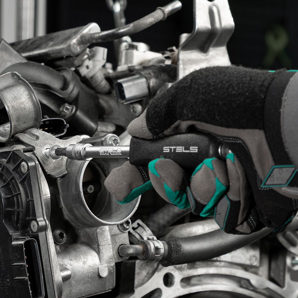 Набор инструментов, 1/4, CrV, пластиковый кейс 29 предметов Stels