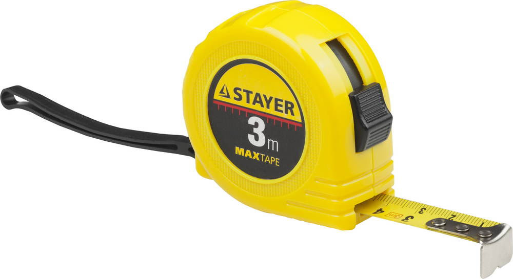 Рулетка 3 м х 16 мм Standard STAYER 34014-03-16