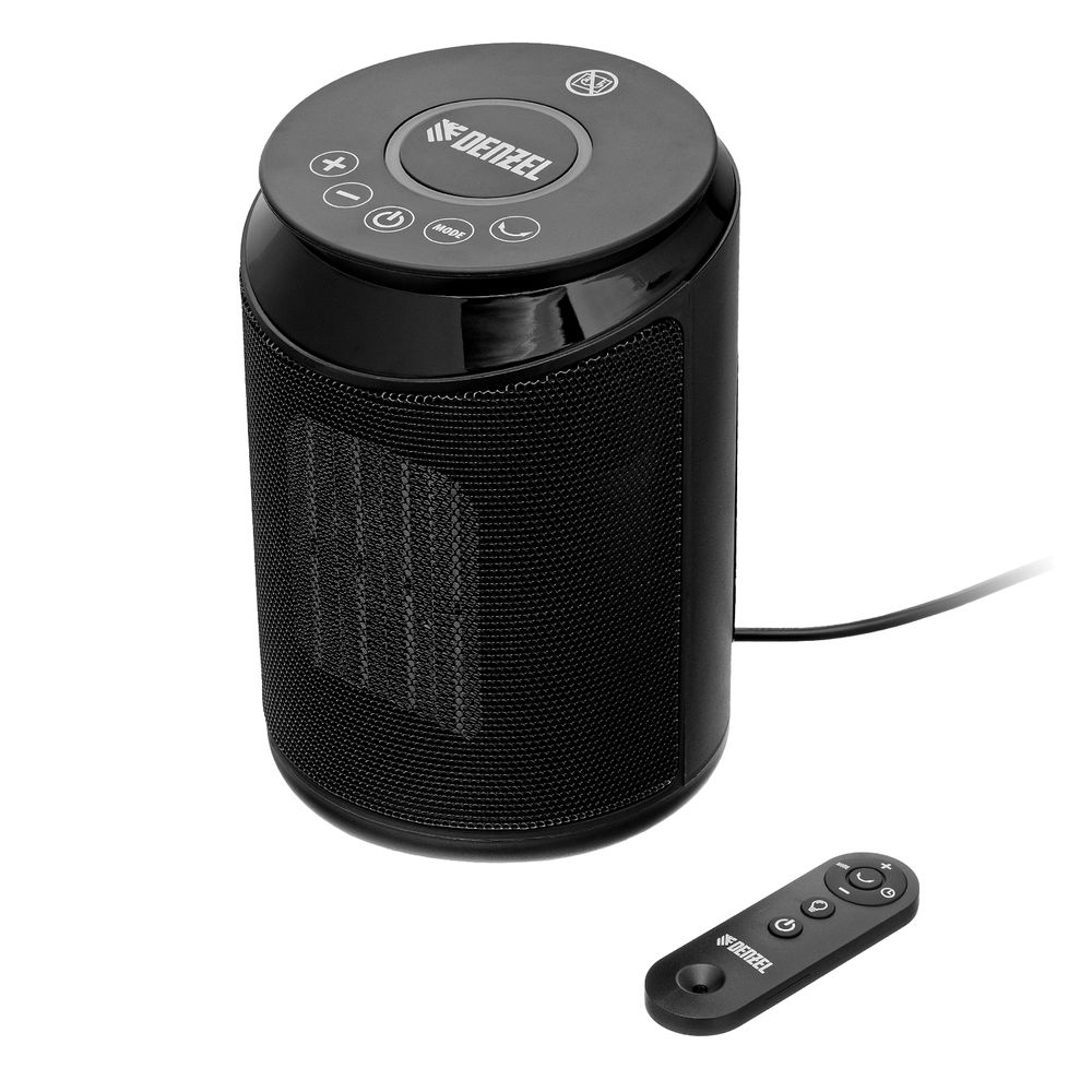 Тепловентилятор керамический DTFC-2000X, 2 кВт, wi-fi, пульт, динамик, вращение, 3 реж. Denzel (96426)