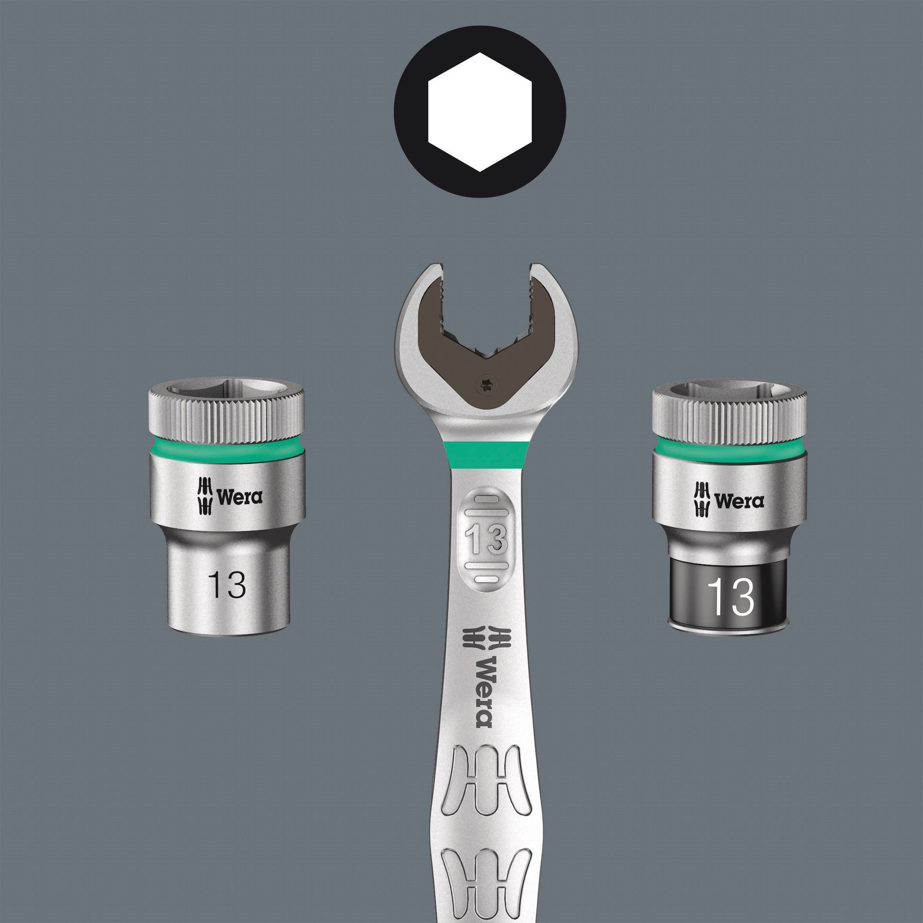 8790 HMC Zyklop Головка торцевая 6-гранная, 1/2, 7/16 x 37 мм (WE-003619)