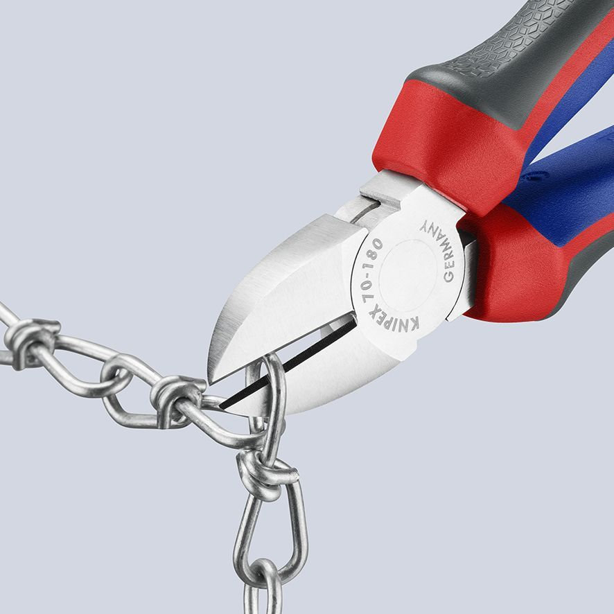 Бокорезы, 180 мм, хром, 2-комп ручки, BK (KN-7005180SB)