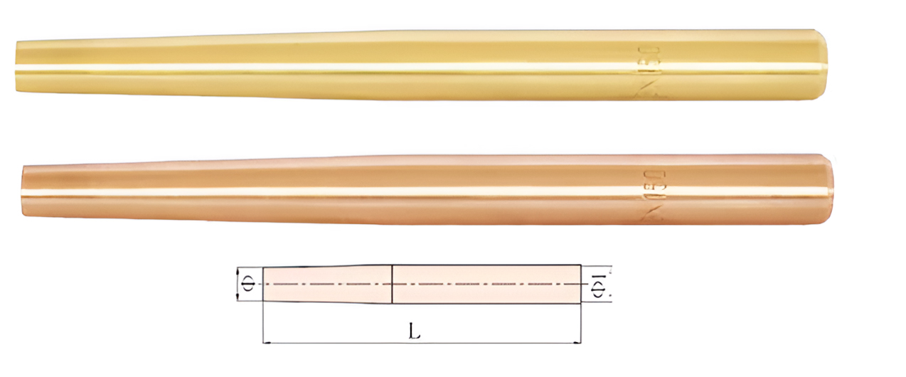 Бородок прямой 15х200 искробезопасный сплав AlCu 223E-1010, HORTZ