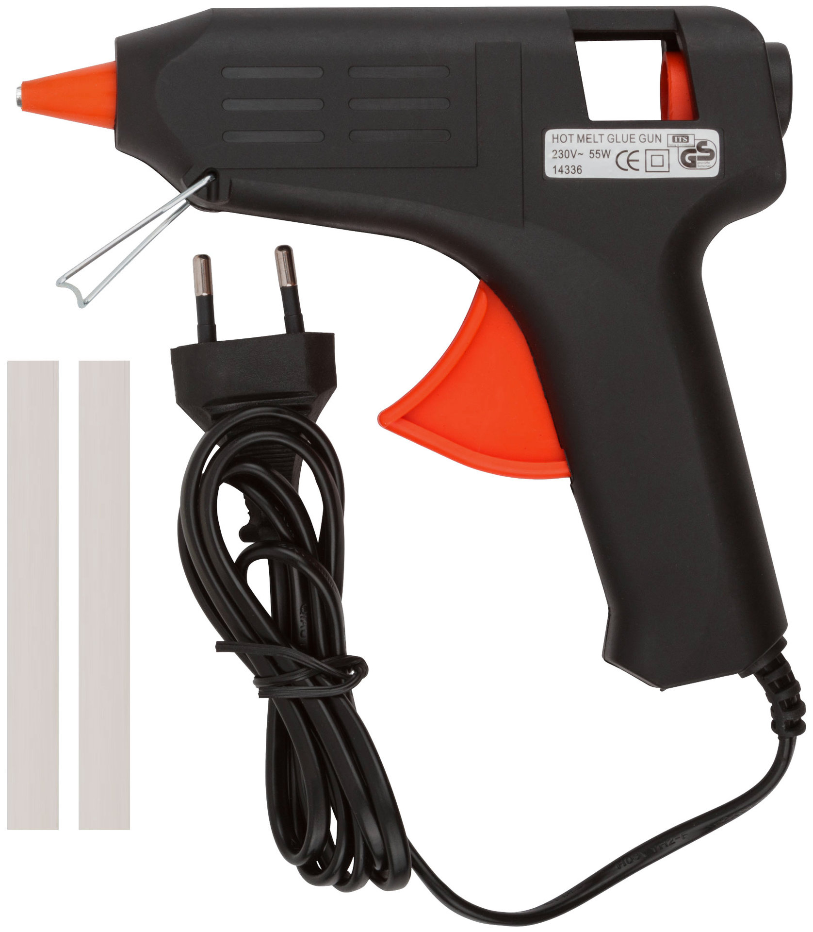 Пистолет клеевой 11 мм, 12 Вт ( 55 Вт ) (14336)