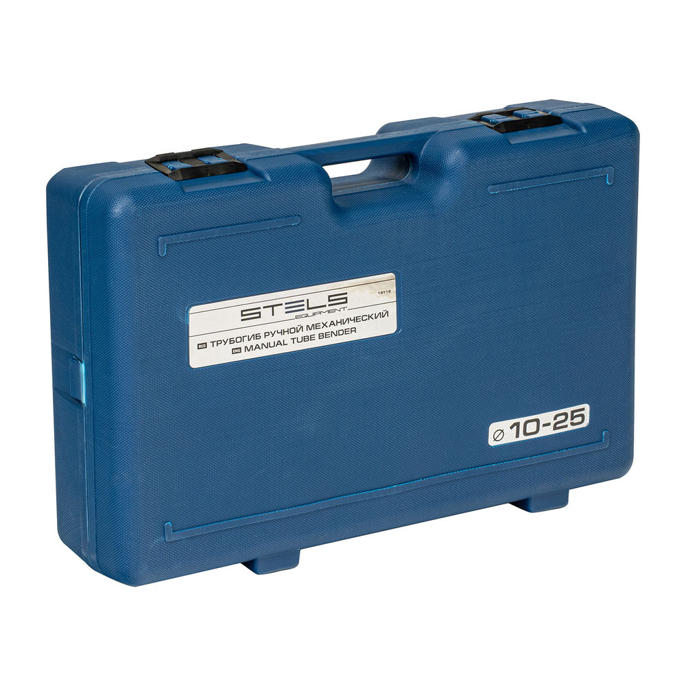 Трубогиб механический, башмаки 3/8-1, в пластиковом кейсе STELS (18112)