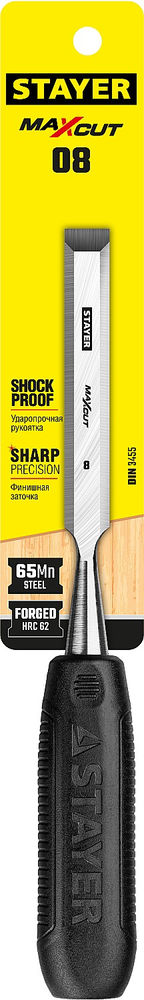 Стамеска 8 мм Max-Cut STAYER 1820-08