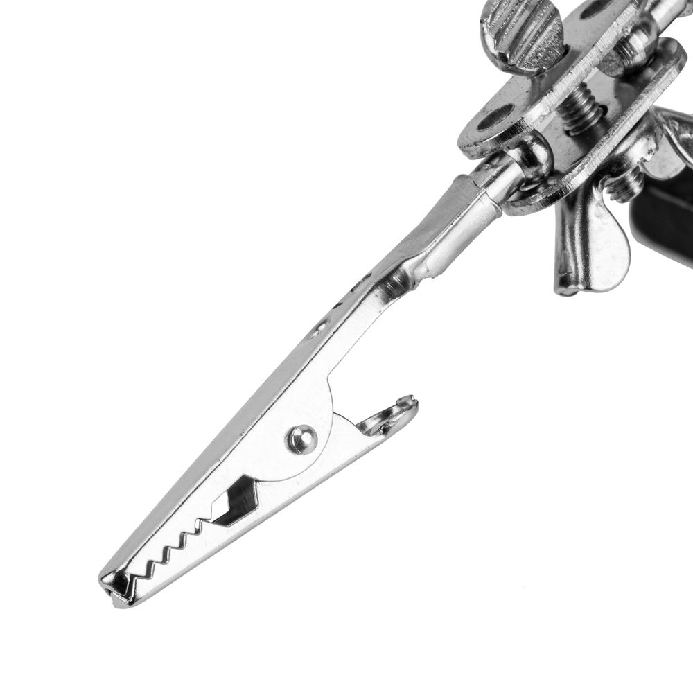 Зажим для пайки Третья рука с лупой Sparta (914605)