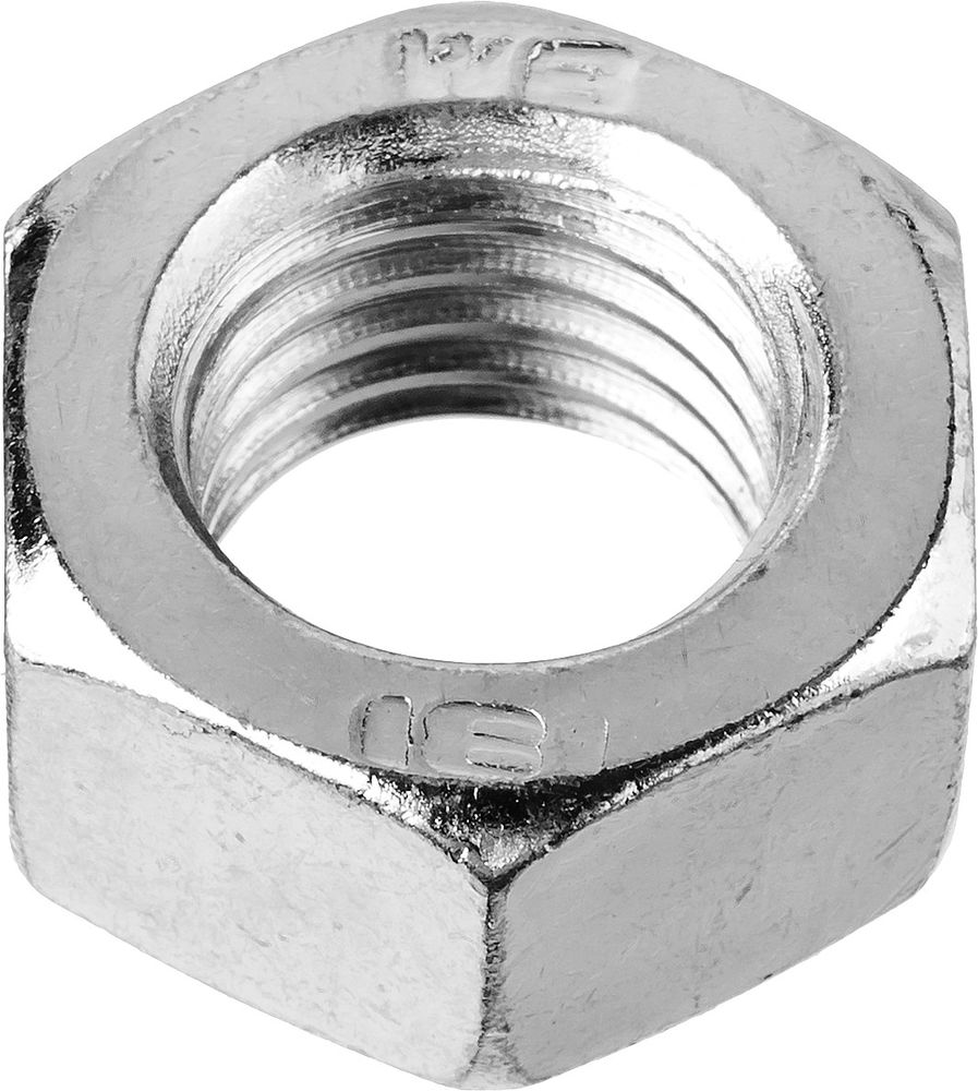 Гайка шестигранная M6, кл. пр. 6, цинк, 25 шт, ГОСТ ISO 4032-2014 ЗУБР 303556-06