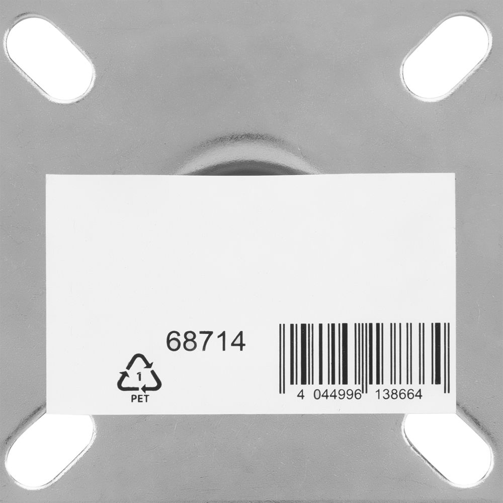 Колесо поворотное D 75 мм, крепление платформенное Сибртех (68714)