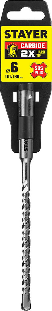Бур SDS-plus 6 x 160 мм STAYER Professional 2930-160-06_z02
